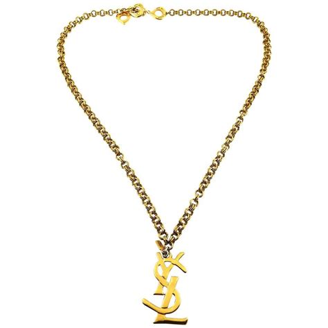 ysl halskette|YSL necklace.